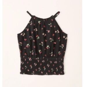 New with tags. Abercrombie girls’ high-neck smocked waist cami.